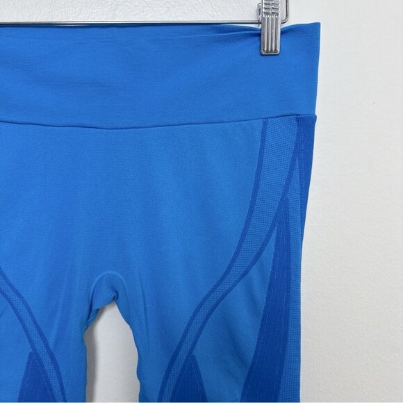 NUX Womens Medium Teal Compression Active Capri - Picture 5 of 13